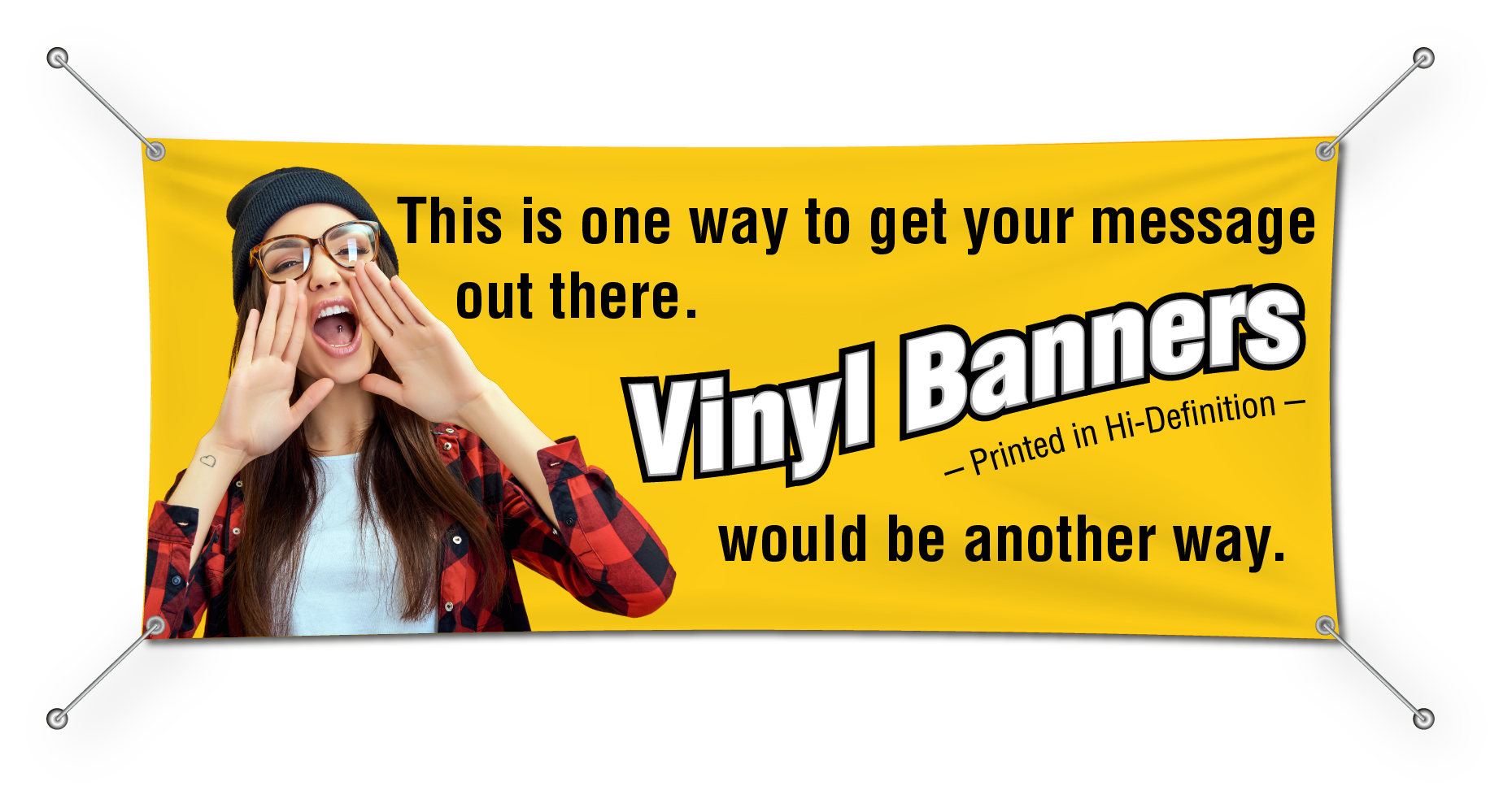 Photo of our Vinyl Banner